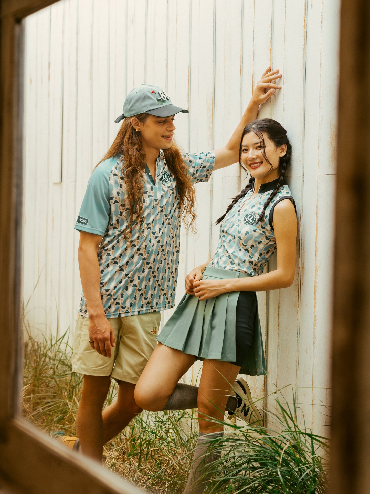 MEN PRINTED BUNKER TOP - GREEN