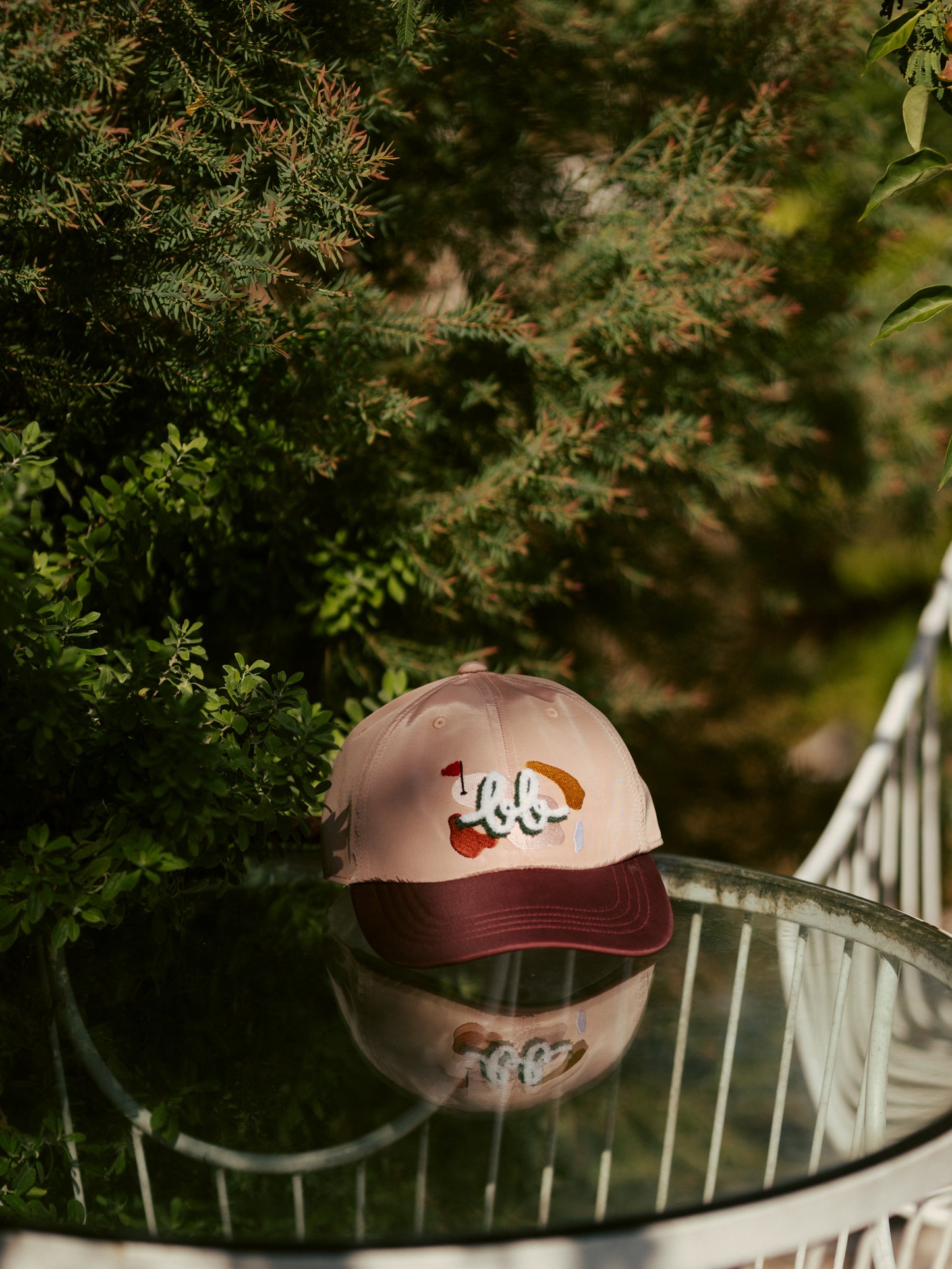 BUNKER EMBROIDERED CAP - PINK