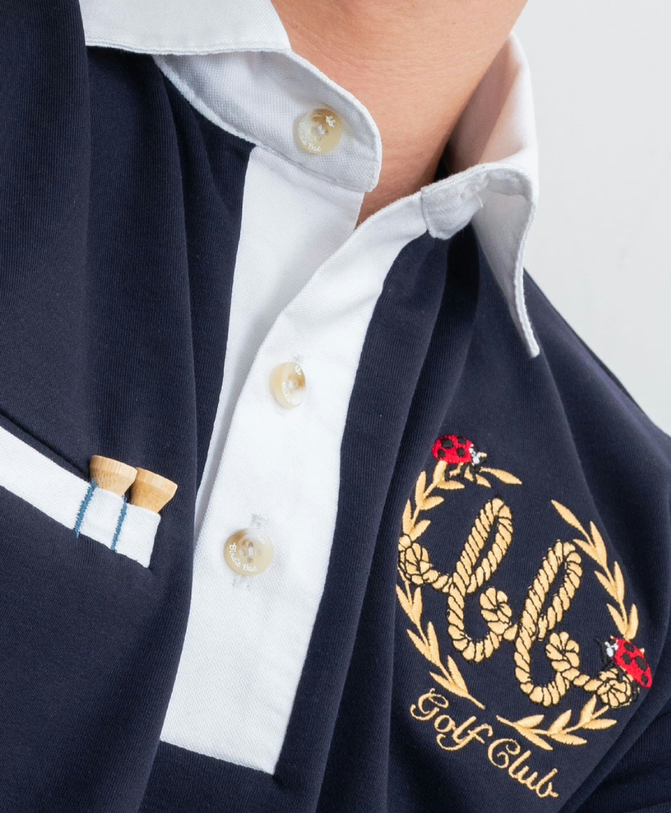 NERDY MEN OXFORD POLO - NAVY