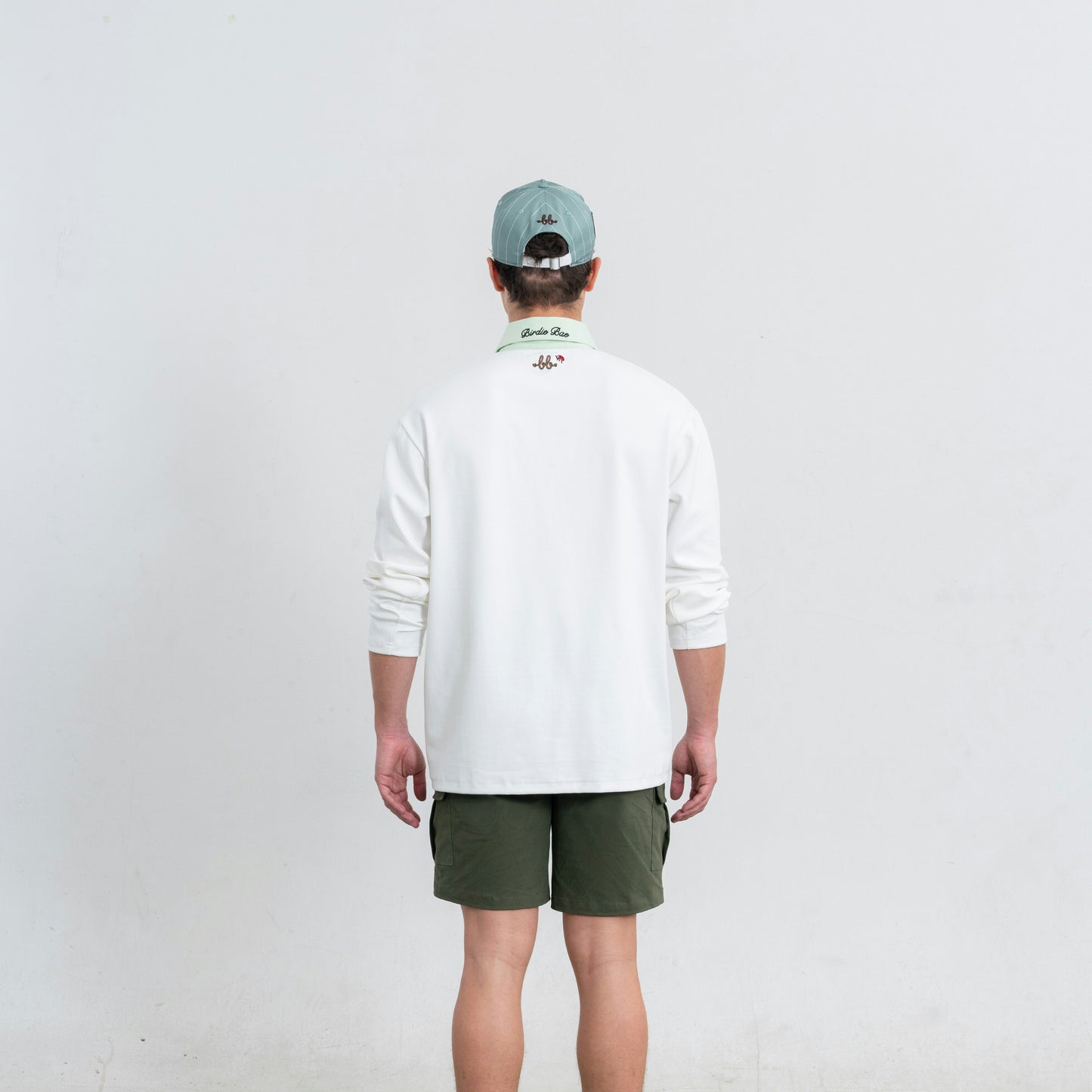 NERDY MEN OXFORD POLO - WHITE