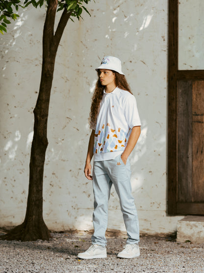 MEN GOLF TROUSERS - BLUE