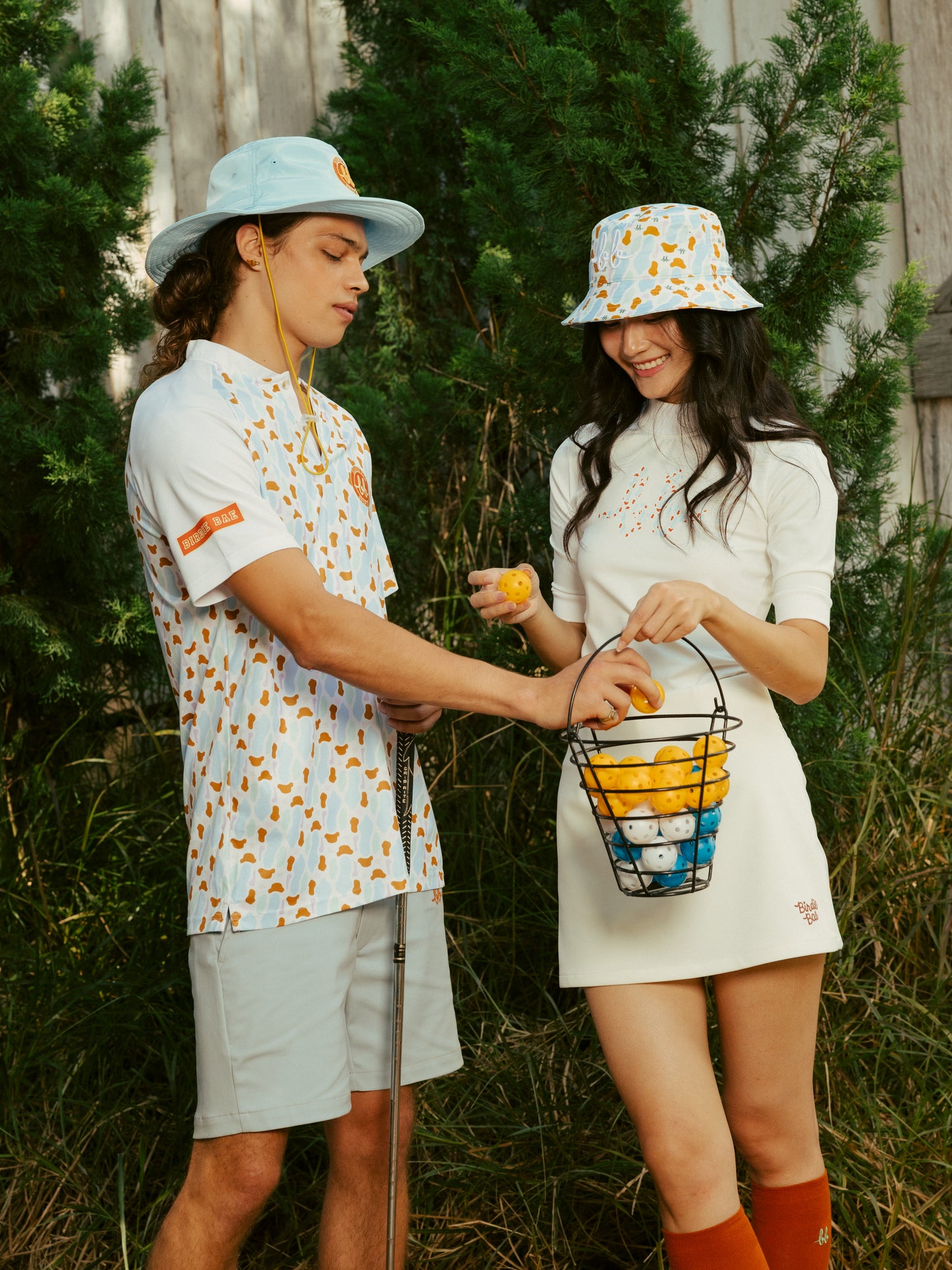 MEN PRINTED BUNKER TOP - WHITE