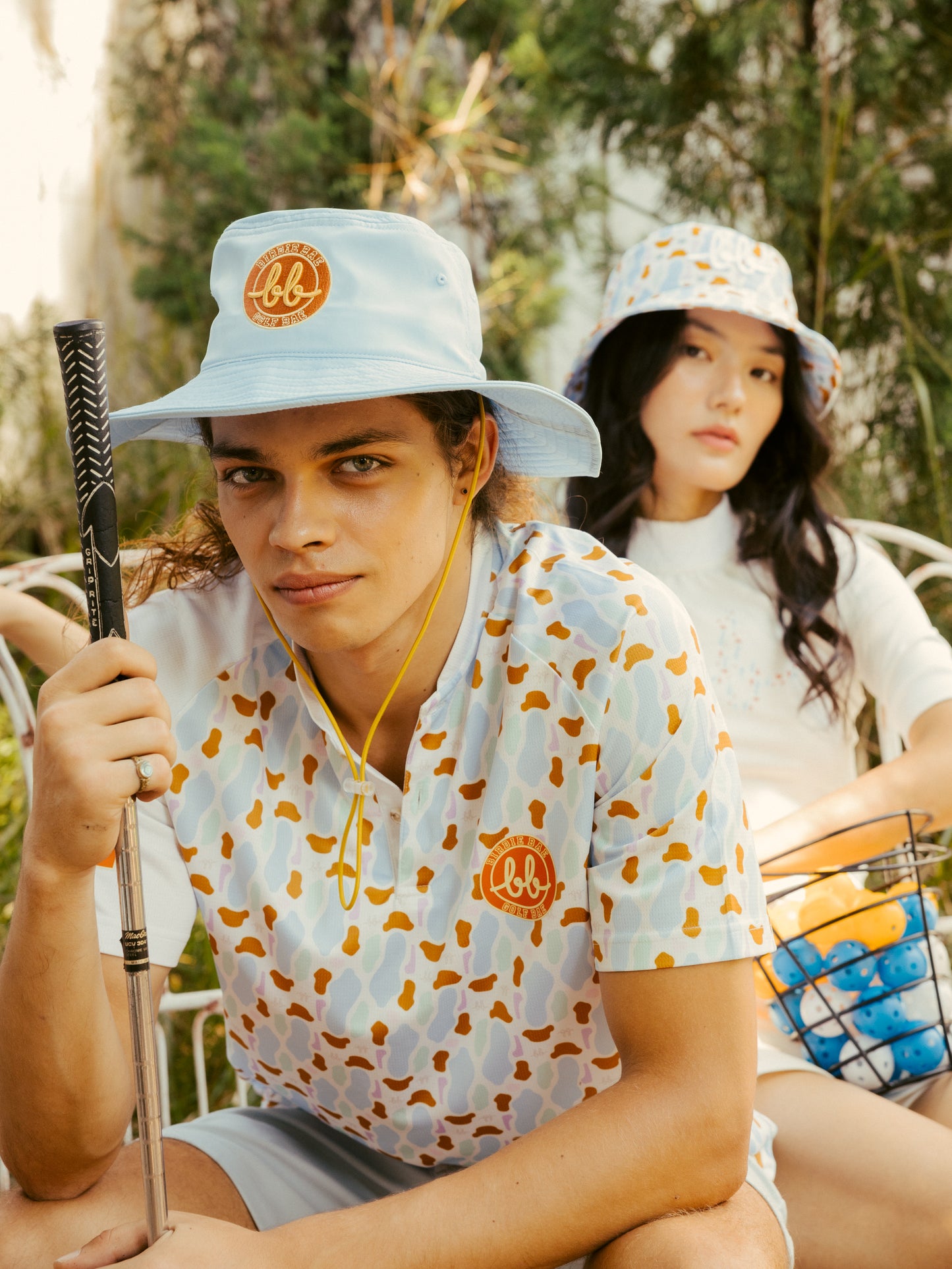 MEN PRINTED BUNKER TOP - WHITE