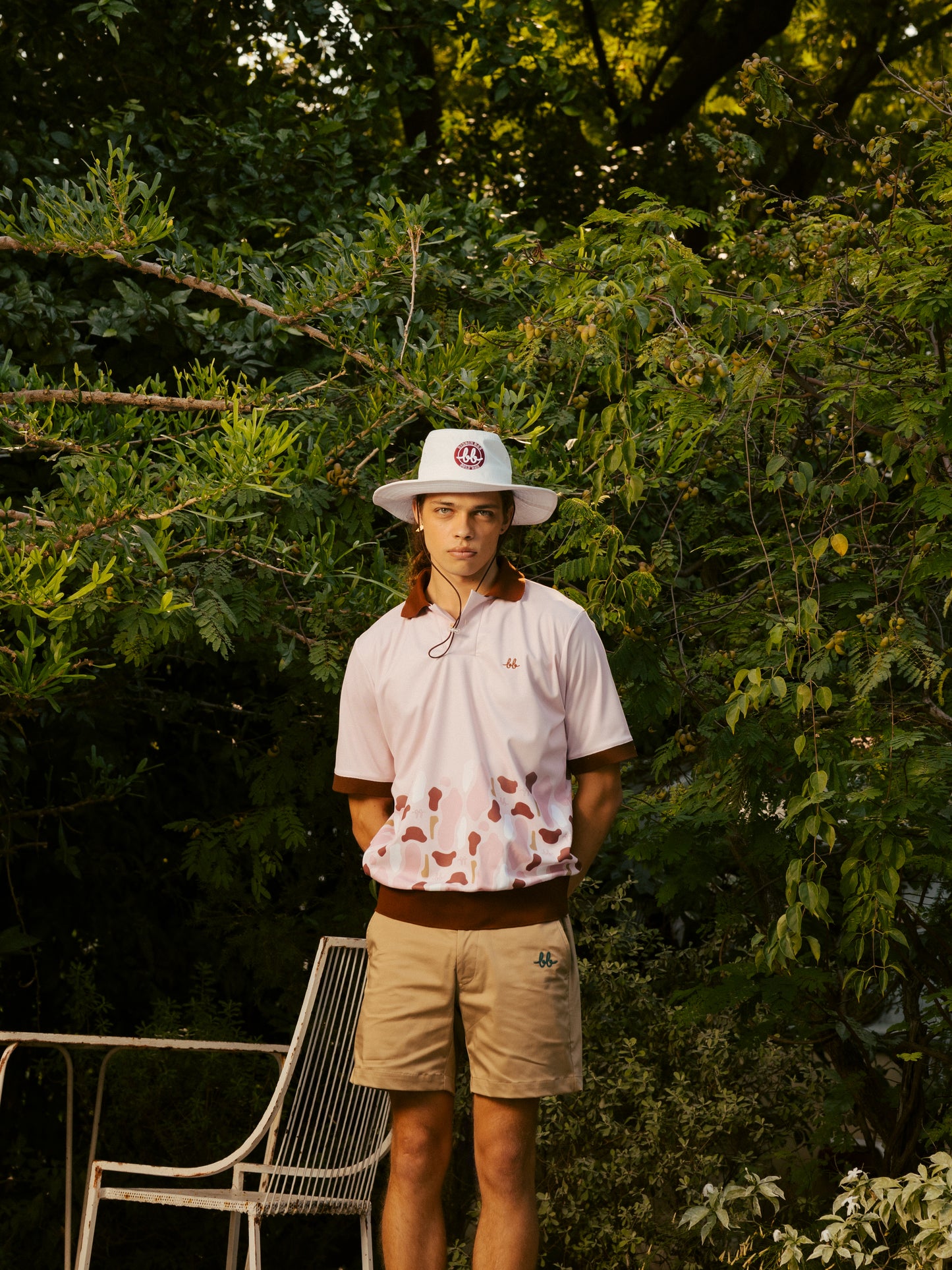MEN GOLF SHORTS - CHOCO