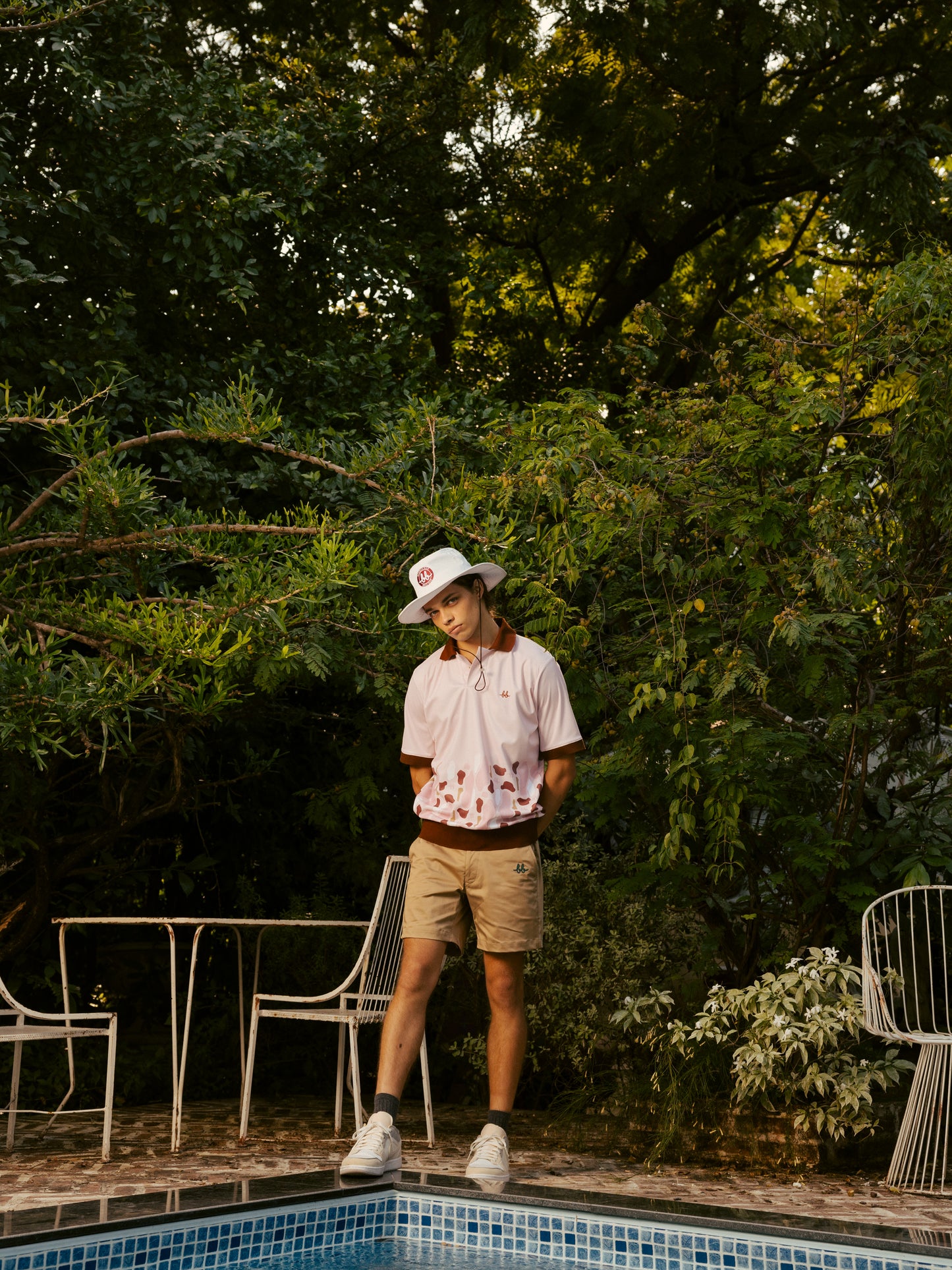 MEN GOLF SHORTS - CHOCO