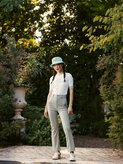 BB FLARE TROUSERS - GREEN