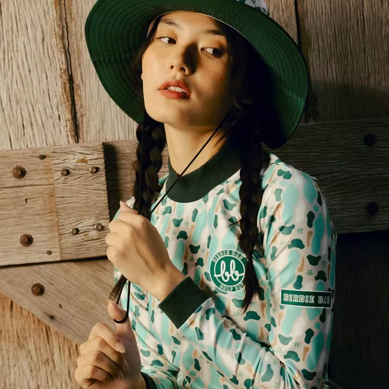 LONG SLEEVE BUNKER TOP - GREEN