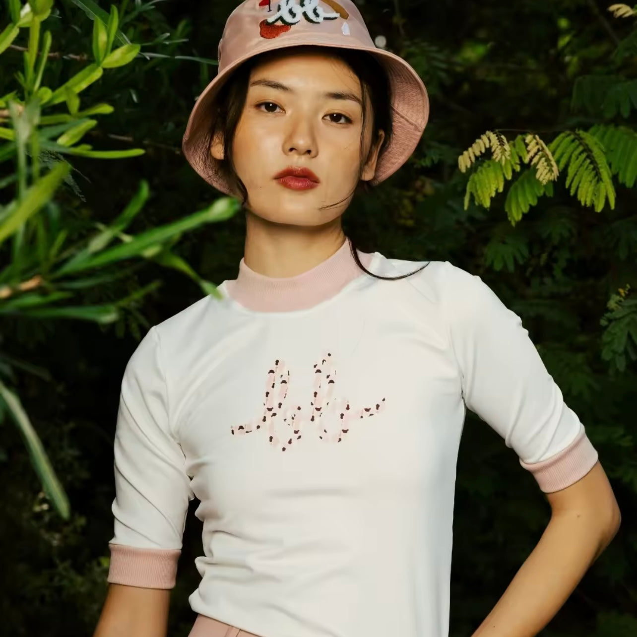 MOCK NECK BB TOP v2 - PINK