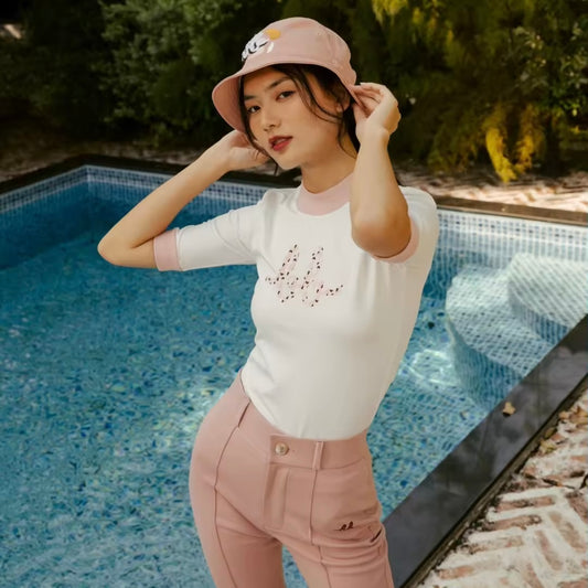MOCK NECK BB TOP v2 - PINK