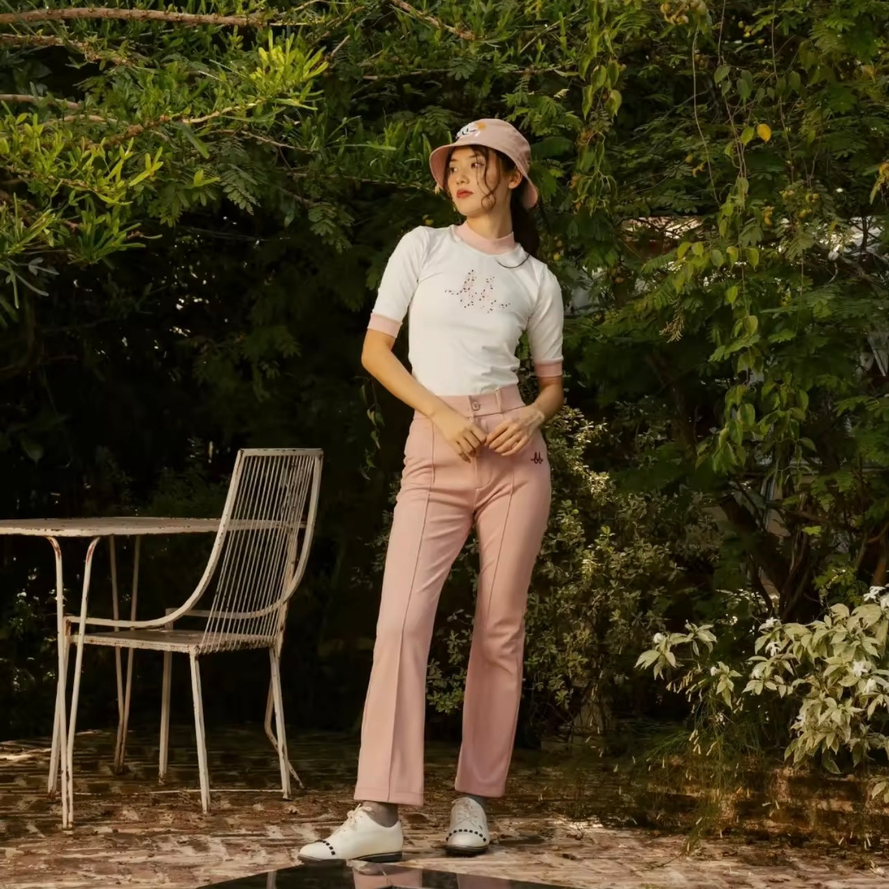MOCK NECK BB TOP v2 - PINK