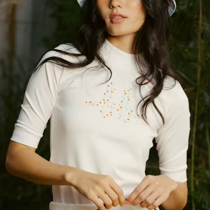 MOCK NECK BB TOP v2 - WHITE