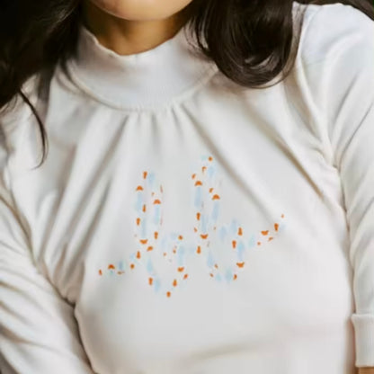 MOCK NECK BB TOP v2 - WHITE