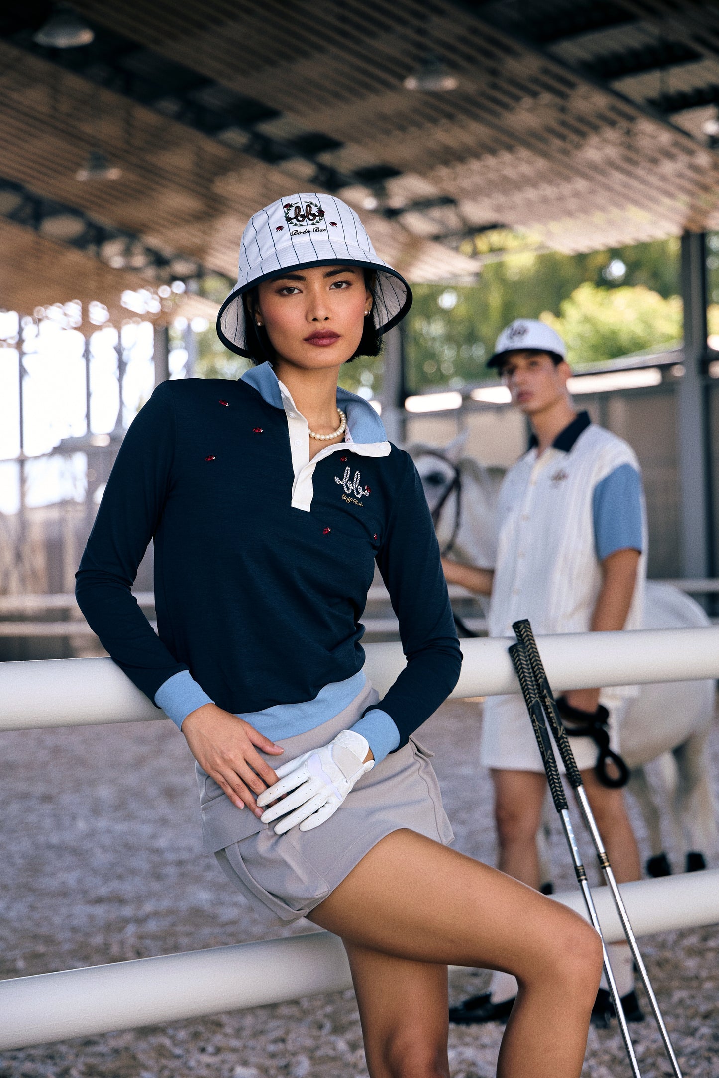 CAMP WOMEN SWEATSHIRT - NAVY