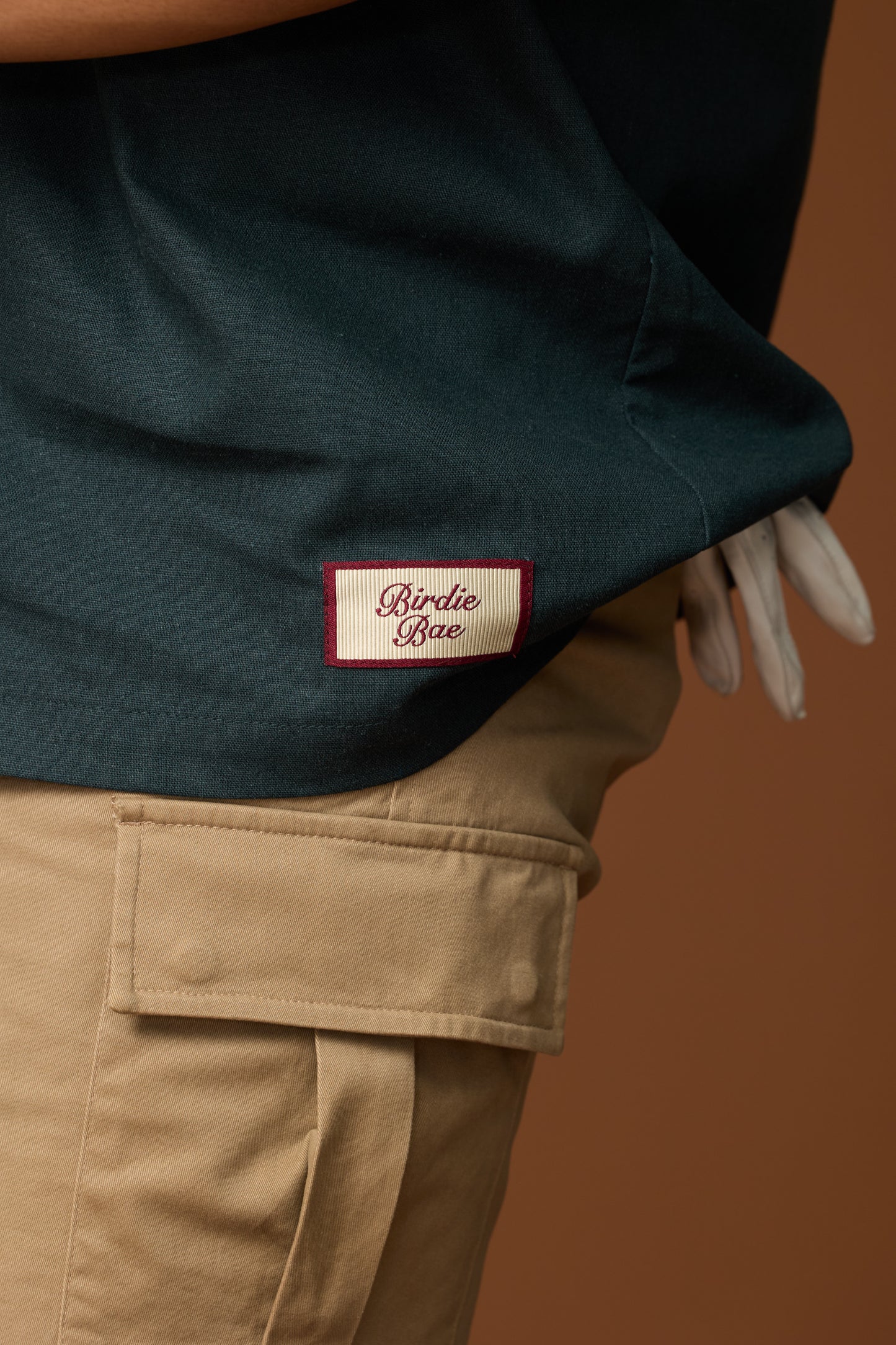 PICNIC BAE HAWAII SHIRT - FOREST GREEN