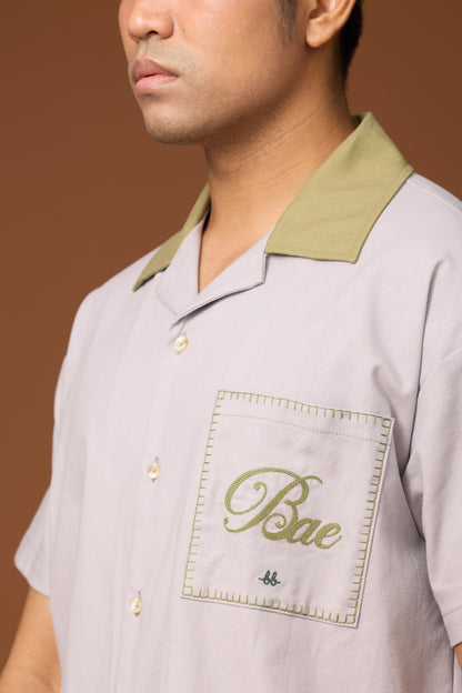 PICNIC BAE HAWAII SHIRT - GREY