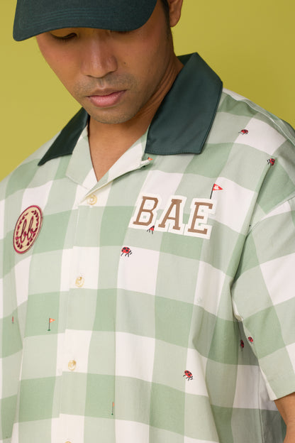 PICNIC MEN HAWAII SHIRT - GREEN