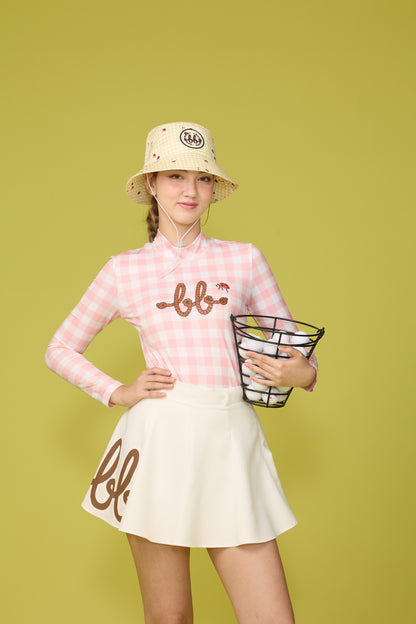 PICNIC FLARE SKORT - WHITE
