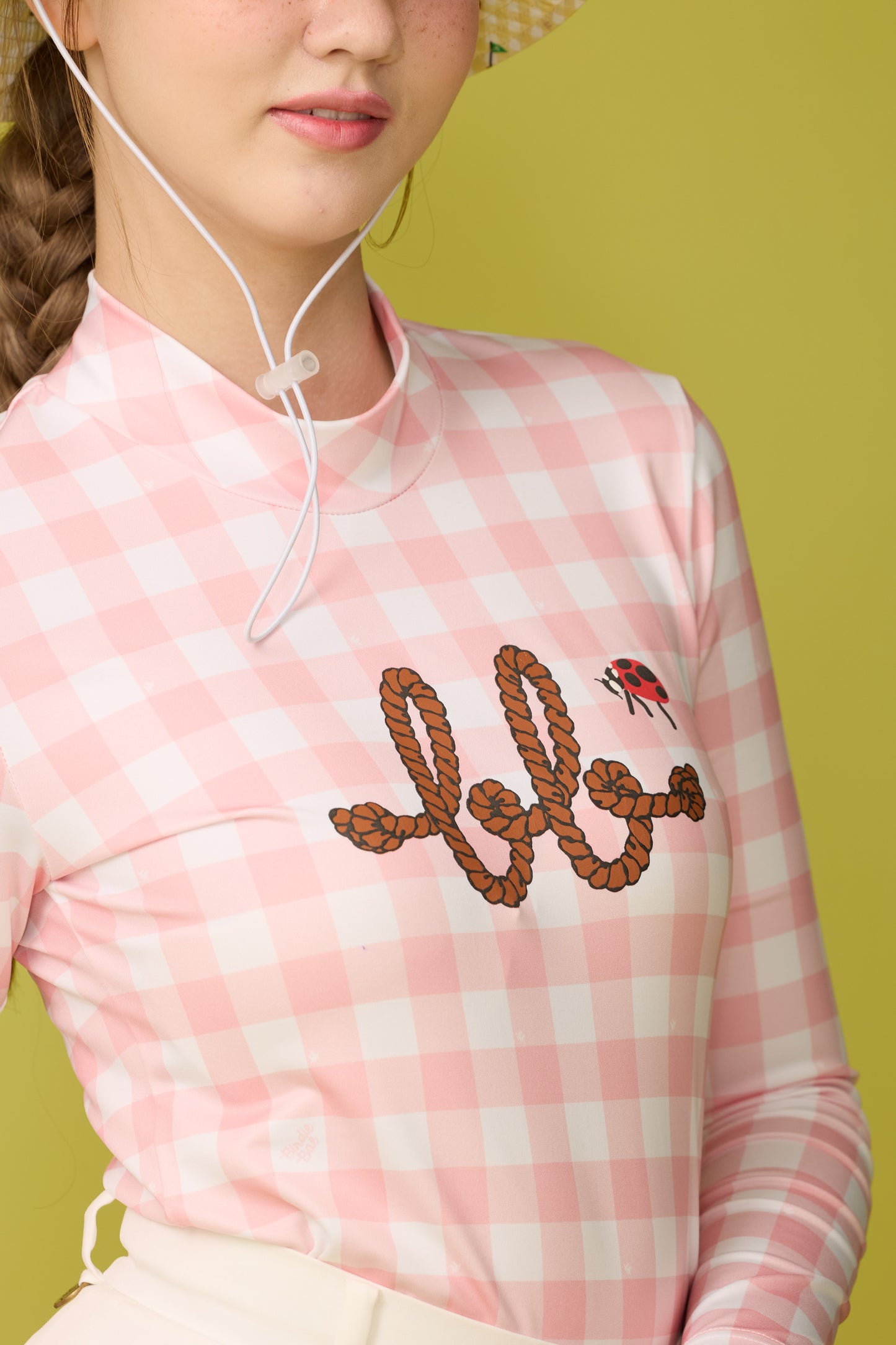 PICNIC UV PROTECTIVE LONG SLEEVE TOP - PINK