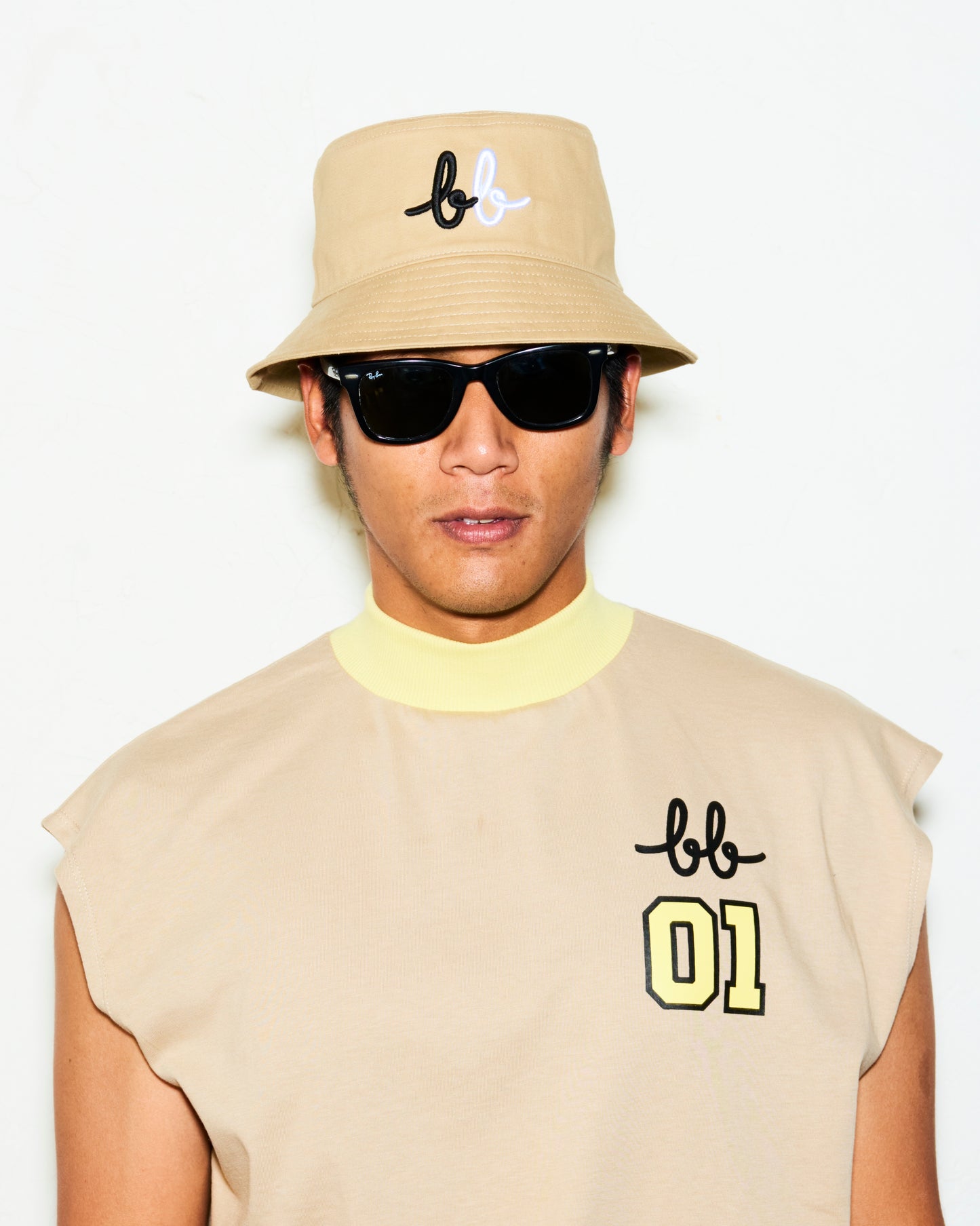 DUO COLOUR BB BUCKET HAT - KHAKI