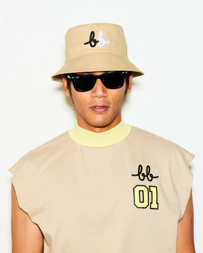 DUO COLOUR BB BUCKET HAT - KHAKI