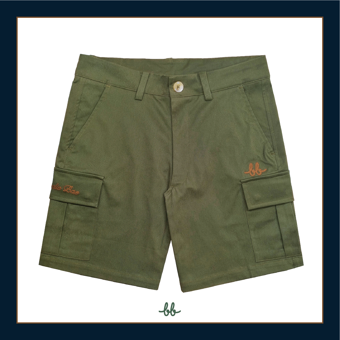 GAME ON MEN CARGO SHORTS - GREEN