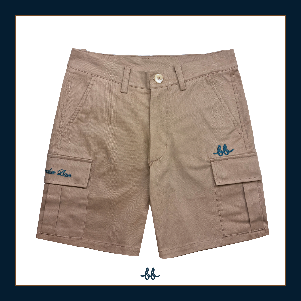 GAME ON MEN CARGO SHORTS - BROWN
